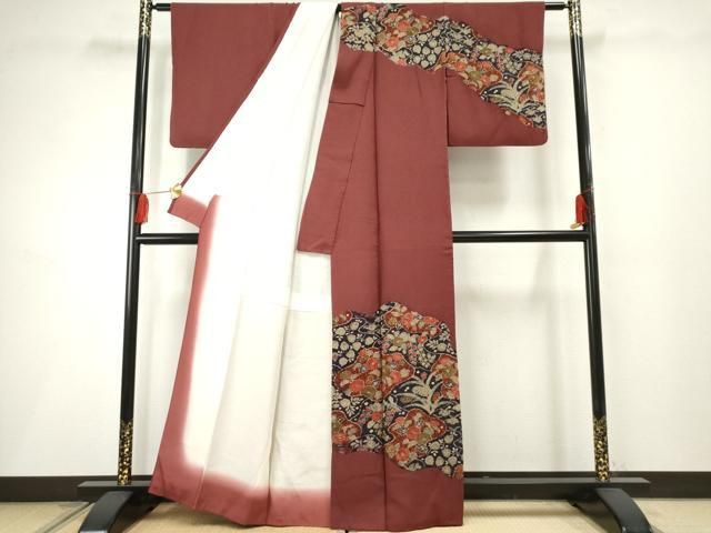 平和屋着物○訪問着 辻が花 草花文 正絹 逸品 AABF2975cs - メルカリ