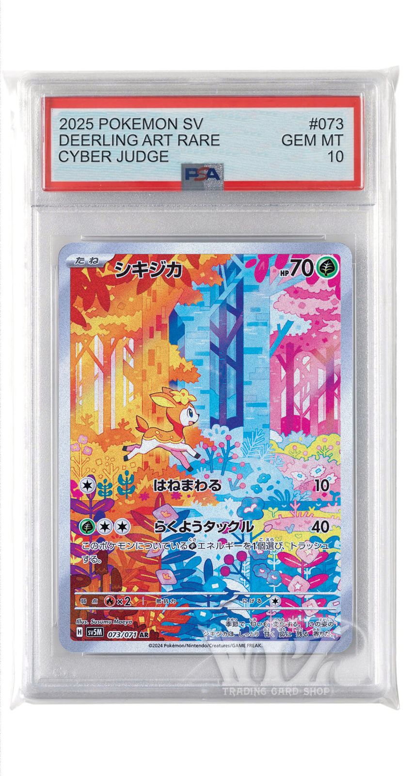 ポケモンカード　シキジカ　メブキジカ　AR 連番　PSA10 PSA10】ポケモンカード シキジカ メブキジ AR 2連番 サイバージャッジ