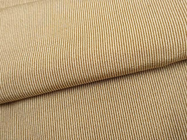 平和屋着物○伝統工芸士 砂川健一 江戸小紋 万筋 白茶色×薄卵色 正絹