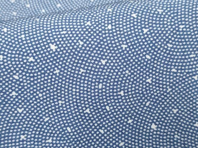 平和屋着物○洗える最高級着物 ＜英＞はなぶさ謹製 江戸小紋 鮫小紋柄