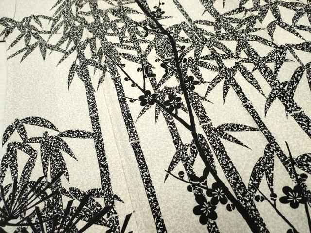 平和屋着物○伝統工芸士 水谷滉 訪問着 松竹梅文 正絹 逸品 AABF4209cs