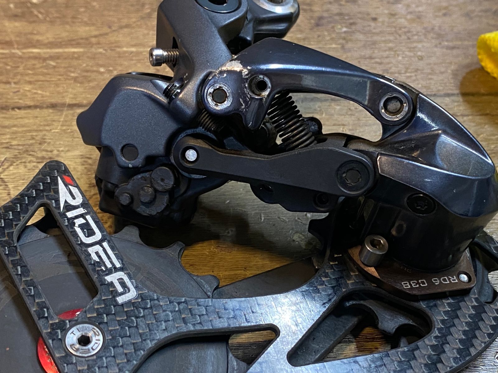 【美品】ビッグプーリー付き＆アルテグラ Di2 リアディレイラー シマノ ULTEGRA（アルテグラ）Di2 RD-R8150 リアディレーラー（12S