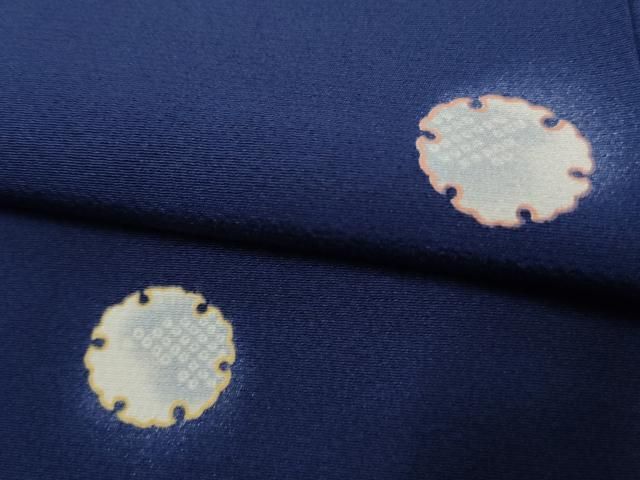 平和屋着物○上質な小紋 雪輪文 正絹 逸品 未使用 AABF4221cs - メルカリ