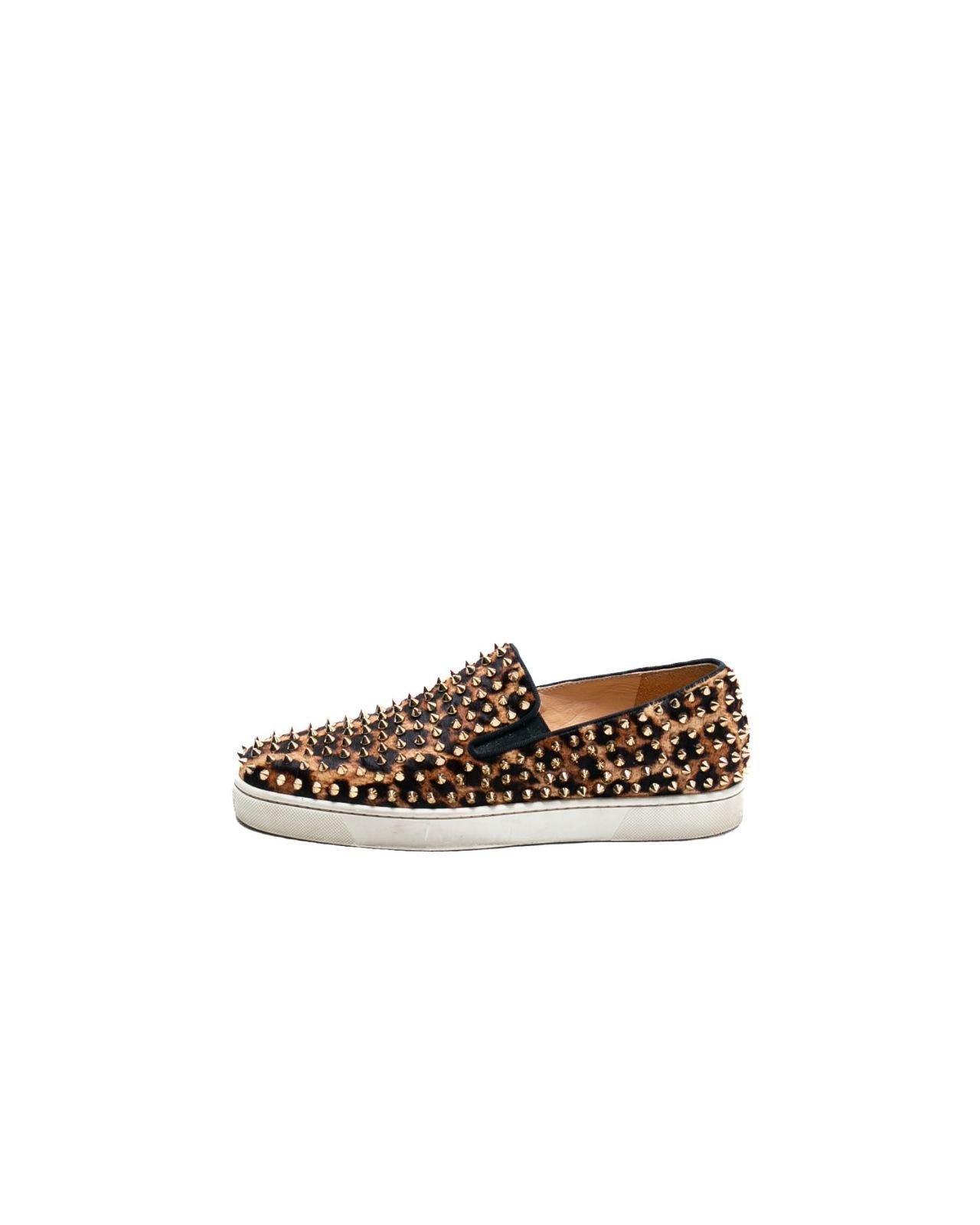 Christian Louboutin クリスチャン ルブタン スタッズレオパード柄 
