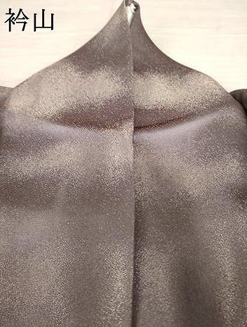 平和屋着物○松尾光琳 訪問着 器物文 銀彩 金通し地 正絹 逸品