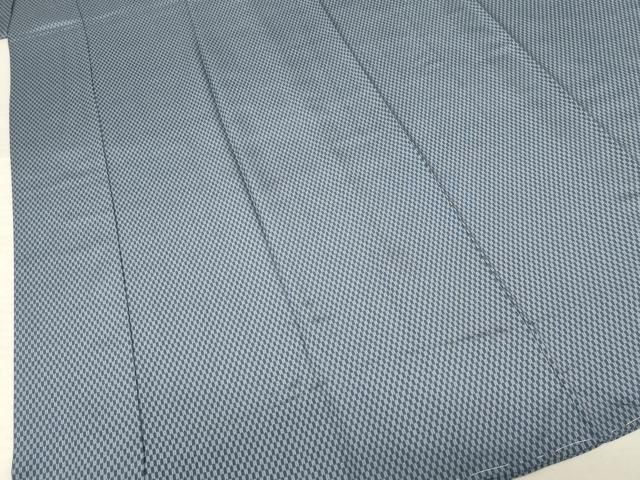 平和屋着物○男性 長襦袢 無双仕立て 矢羽根文 正絹 逸品 未使用