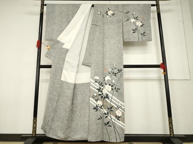 平和屋着物○訪問着 花蝶文 金彩 正絹 逸品 AABF3987ck - メルカリ