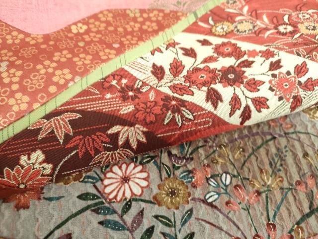 平和屋着物○太鼓柄袋帯 本場結城玉紬 結織苑 切嵌 吉祥花文 上代25万