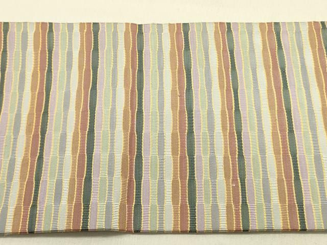 平和屋着物○首里 ロートン織 道屯織 八寸名古屋帯 抽象文様 正絹 逸品