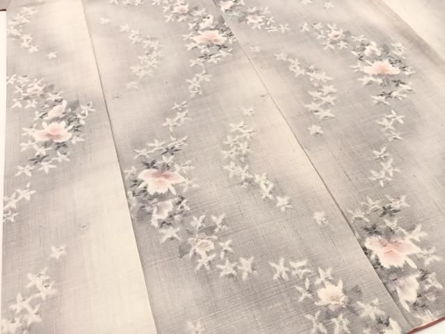 平和屋着物●小千谷紬　更紗花文　正絹　逸品　未使用　CAAS7353yc 平和屋着物○小千谷紬 舞花文 正絹 逸品 BAAW2173yc - メルカリ