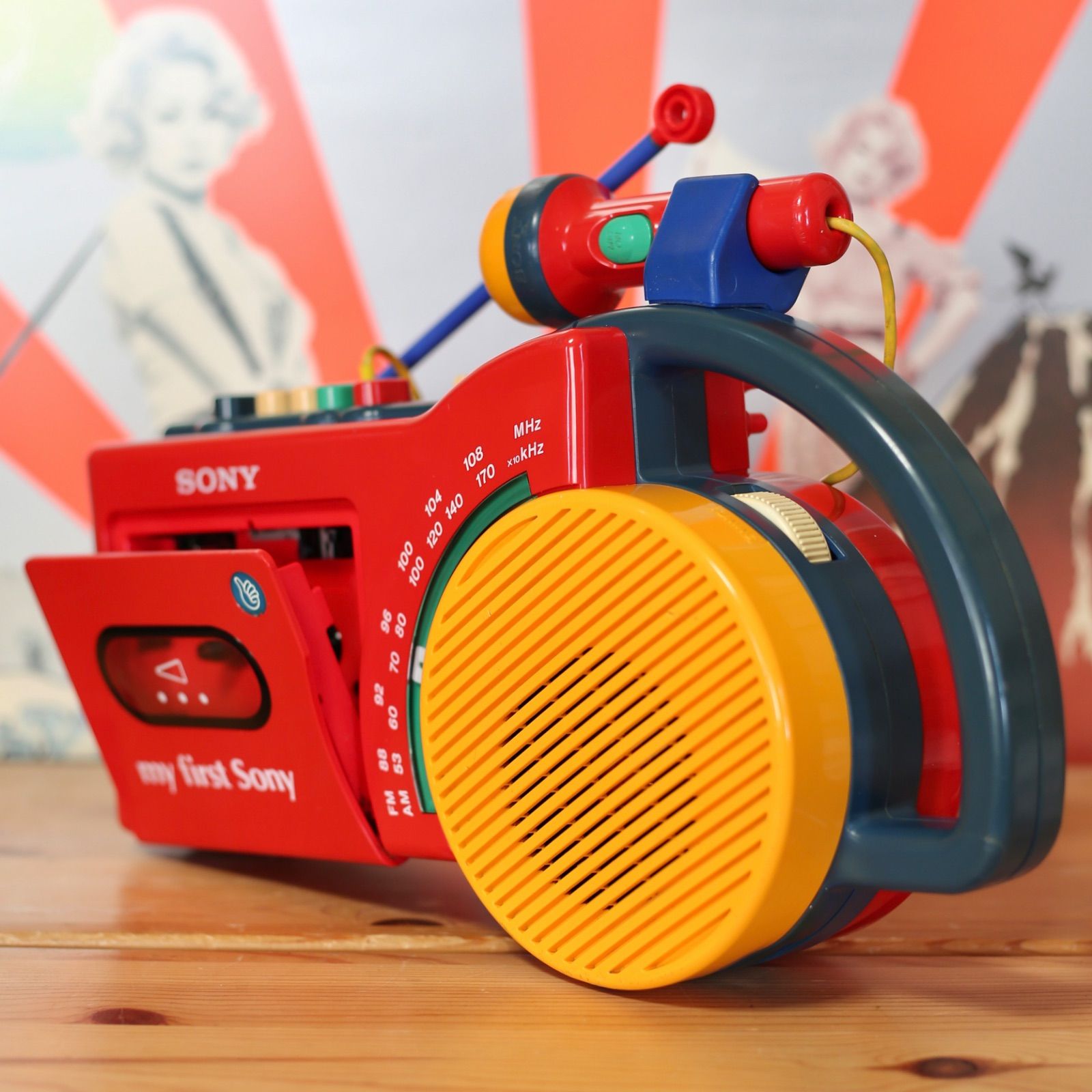 SONY my first sony CFM-2300 マイク付きラジカセ 90年代ビンテージ