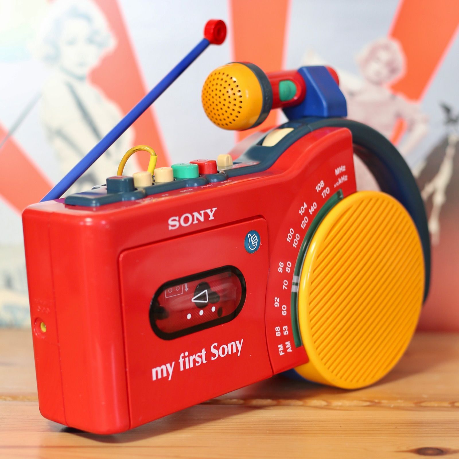 SONY my first sony CFM-2300 マイク付きラジカセ 90年代ビンテージ