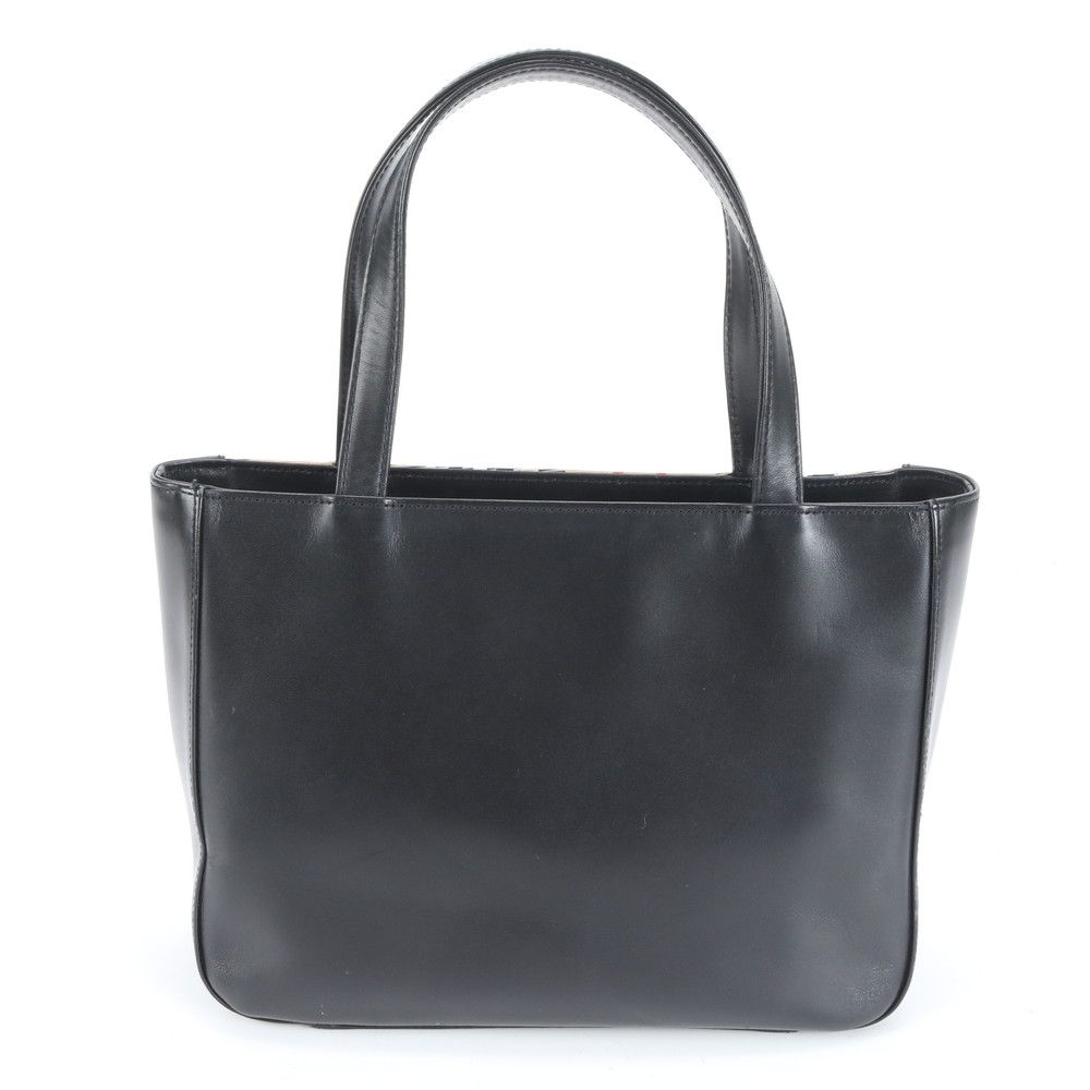 美品●バーバリー　ハンドバッグ　2way　ノバチェック　裏地総柄　レザー　黒色 楽天市場】□極美品□ BURBERRY バーバリー レザー 內部ノバ