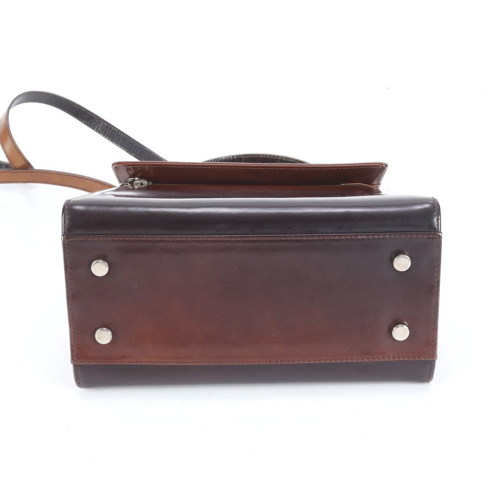 極美品✨サルヴァトーレフェラガモ ダブルガンチーニ ケース レザー Salvatore Ferragamo サルヴァトーレ フェラガモ ガンチーニ レザー コ