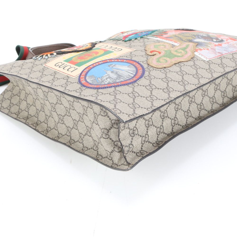 極美品 グッチ GGスプリーム クーリエ パッチワーク 474084 2WAY