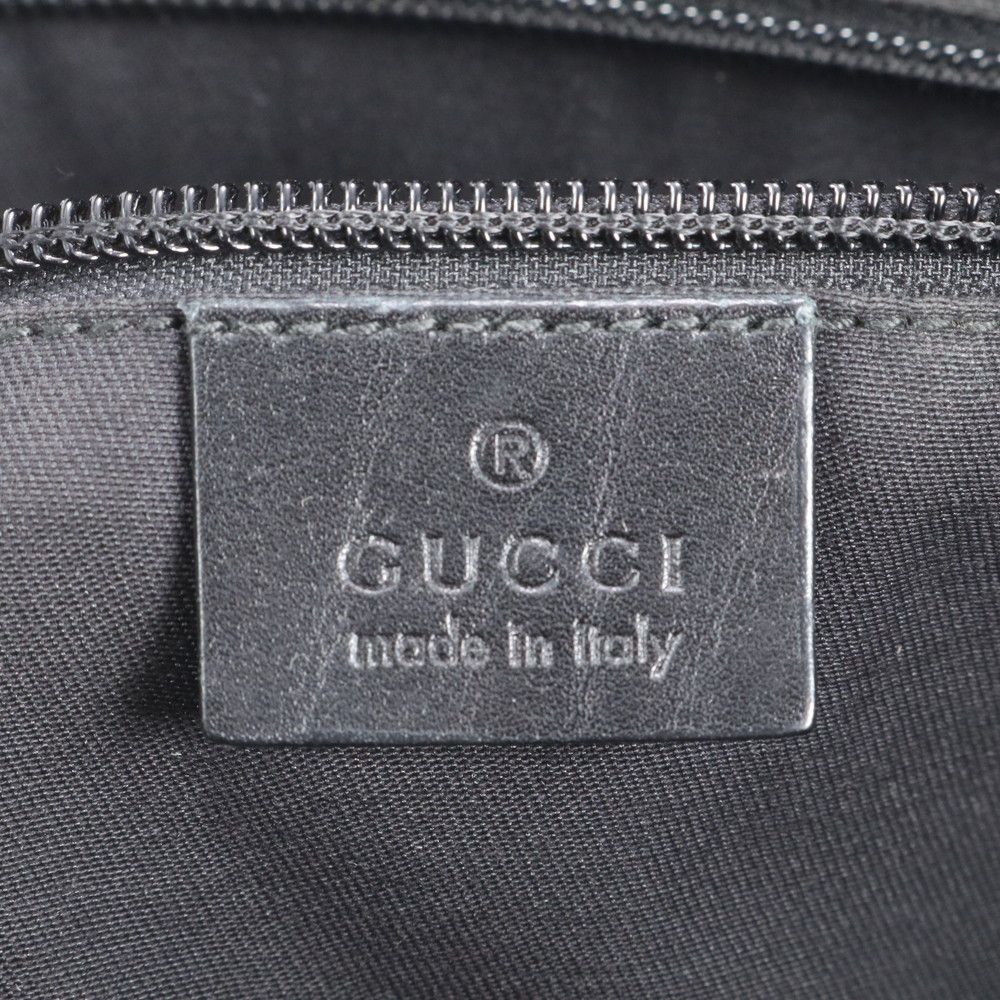 美品 グッチ ディアマンテ 208463 レザー ビジネス バッグ 書類鞄