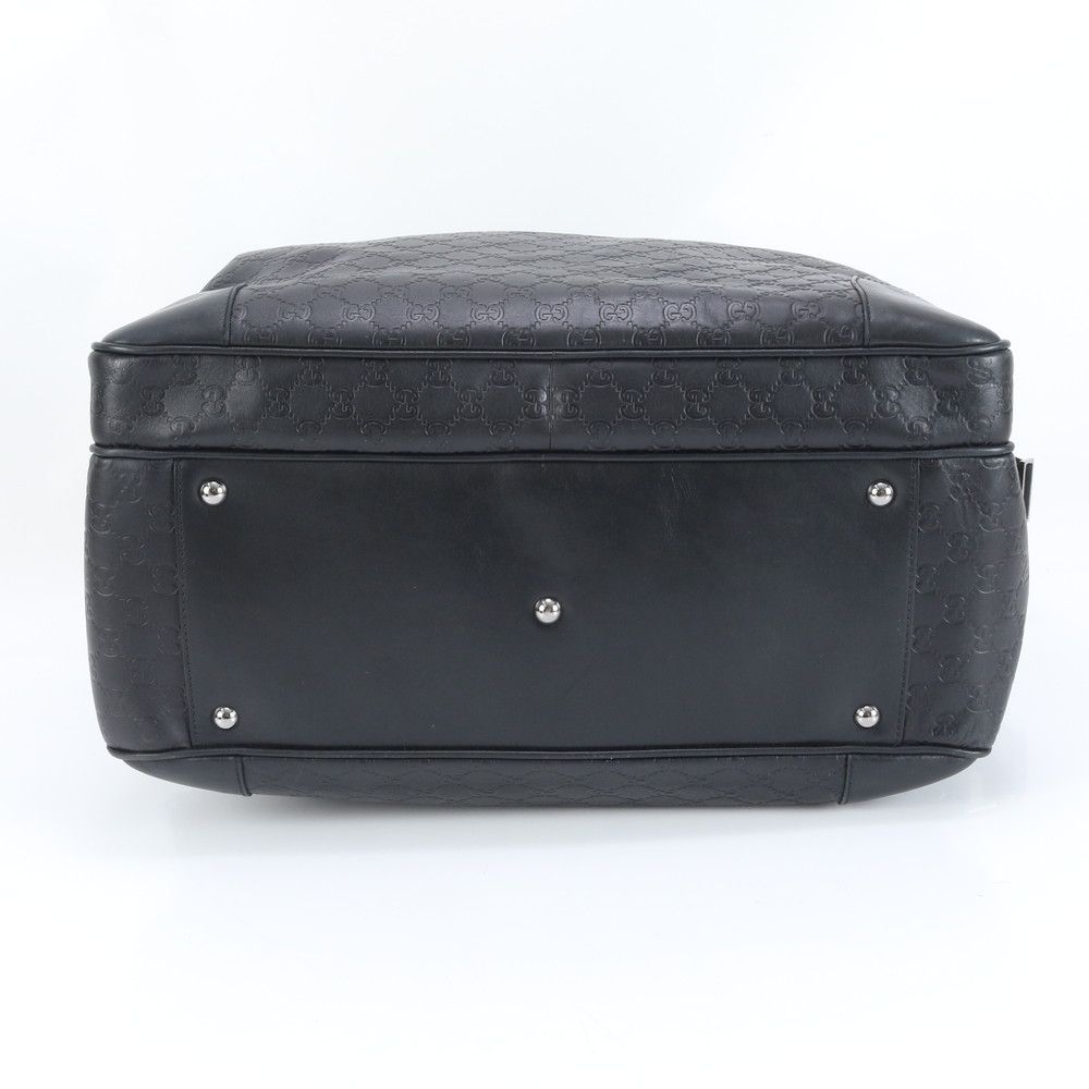 美品 グッチ グッチシマ 162917 レザー ボストン バッグ 斜め掛け