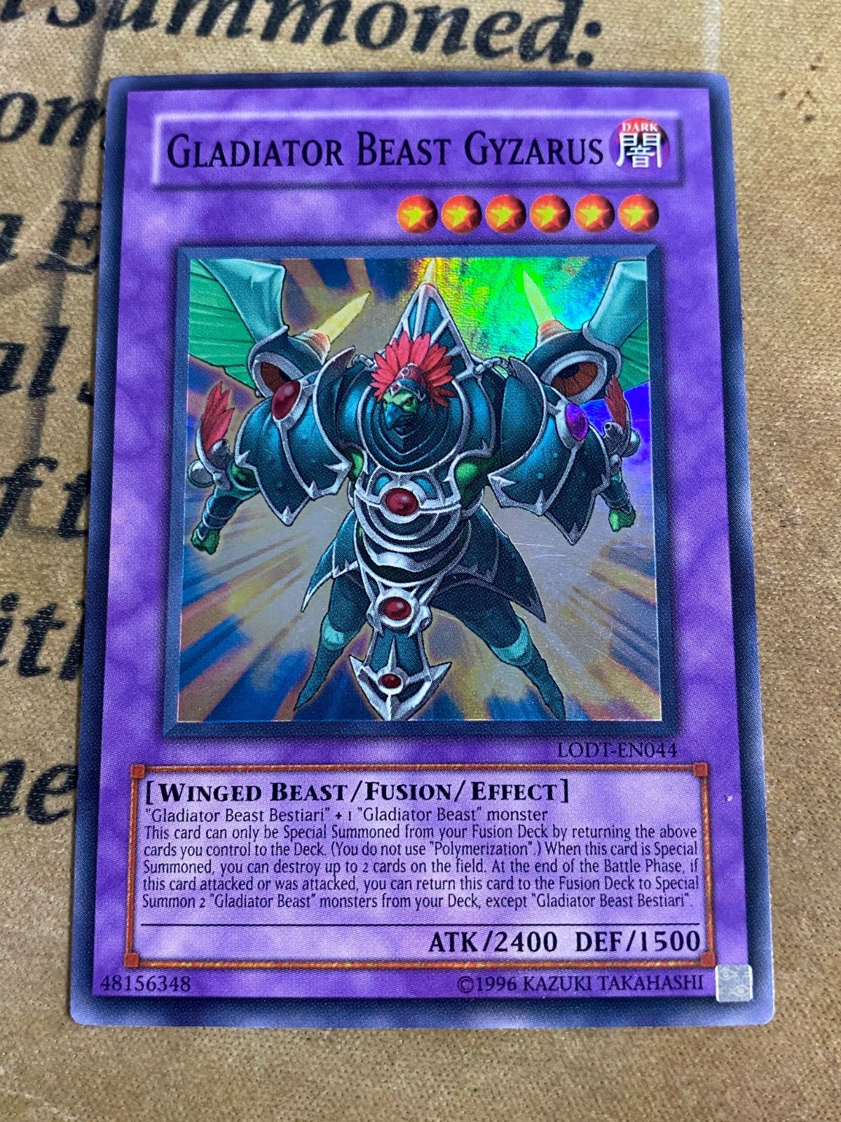 遊戯王 剣闘獣ガイザレス 英語 1st LODT スーパー - メルカリ