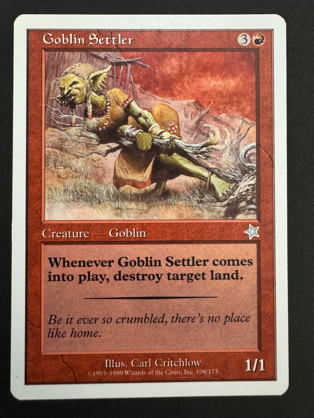 MTG Goblin Settler 英語 S99 スターター1999 - メルカリ