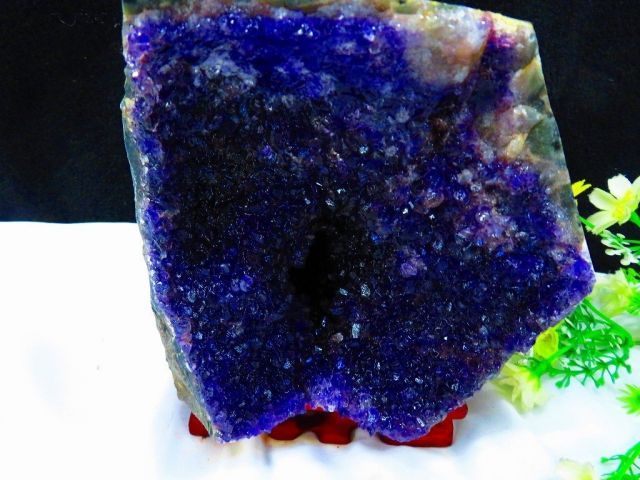 ウルグアイ産☆ 天然水晶☆絶品超濃い濃い超美しい☆アメジスト