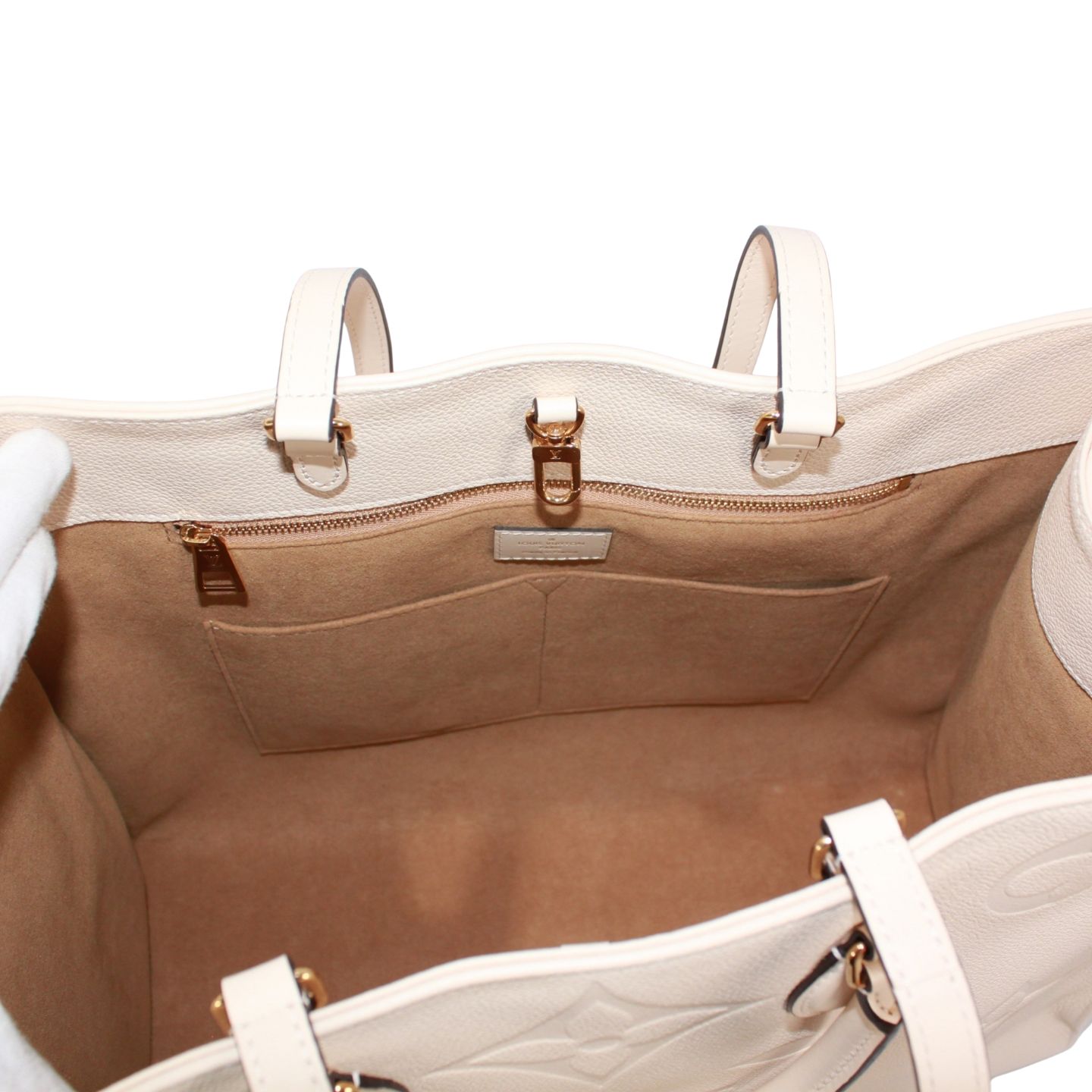 LOUIS VUITTON オンザゴー GM モノグラムアンプラント モノグラムアン