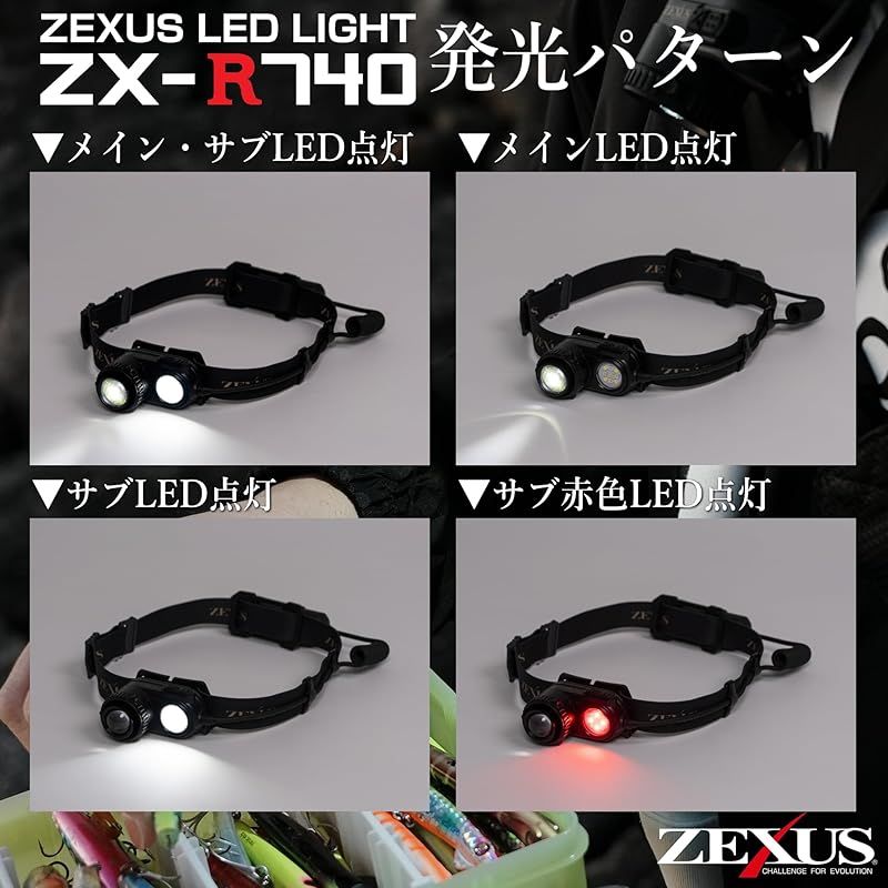 11502 ZEXUS(ゼクサス) LED ヘッドライト ZX-R740 Amazon.co.jp: ZEXUS(ゼクサス) LED ヘッドライト ZX-R740 充電式