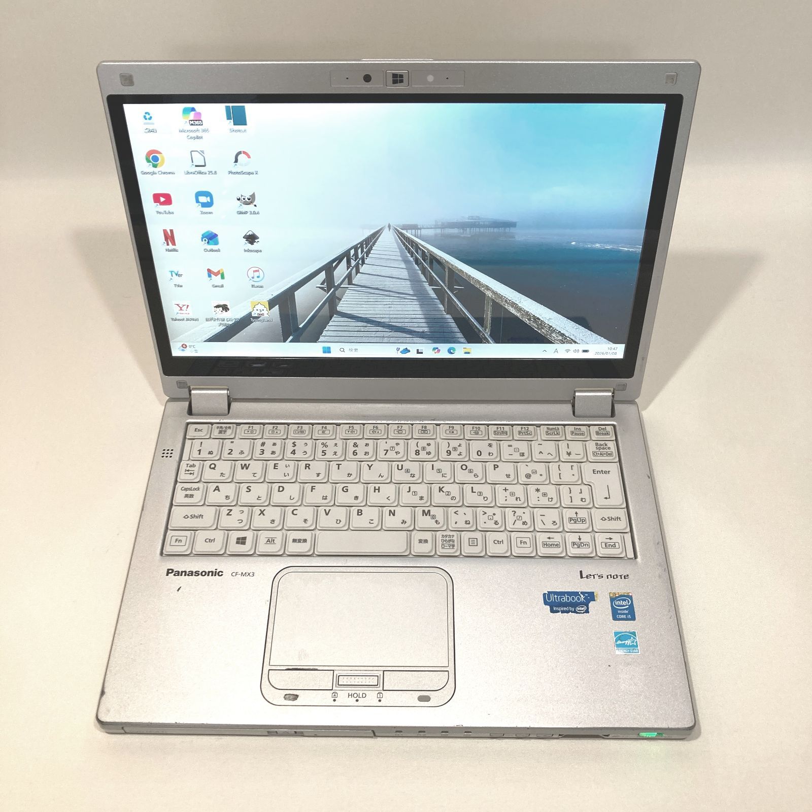 初心者向✨DVD・タッチパネル◇シルバー◇すぐ使えるノートパソコン