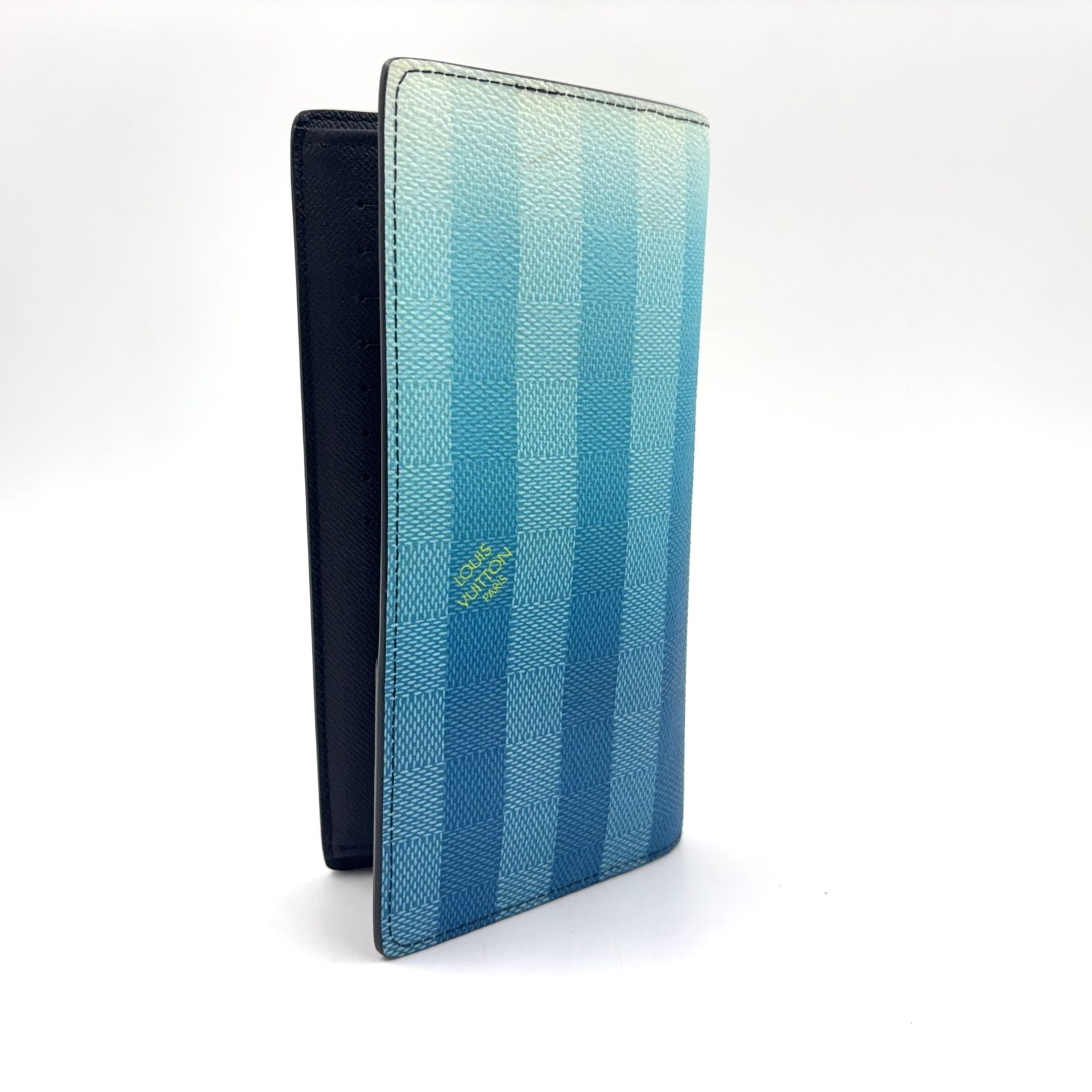 LOUIS VUITTON ポルトフォイユ・ブラザ RFID対応 PVC ブルー 財布