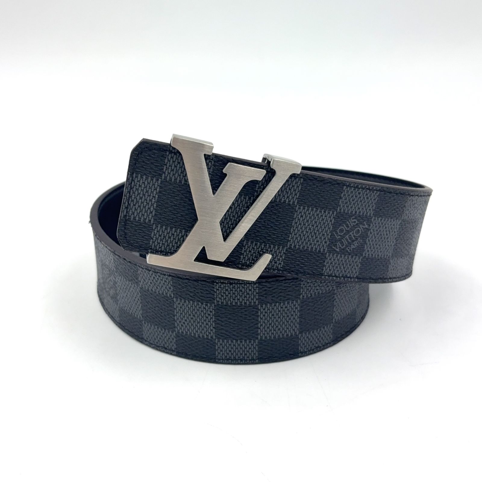 LOUIS VUITTON サンチュール イニシアル ダミエグラフィット PVC