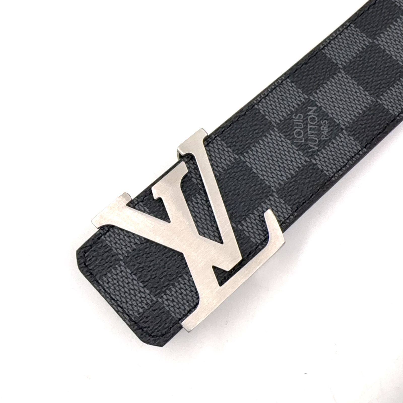 LOUIS VUITTON サンチュール イニシアル ダミエグラフィット PVC