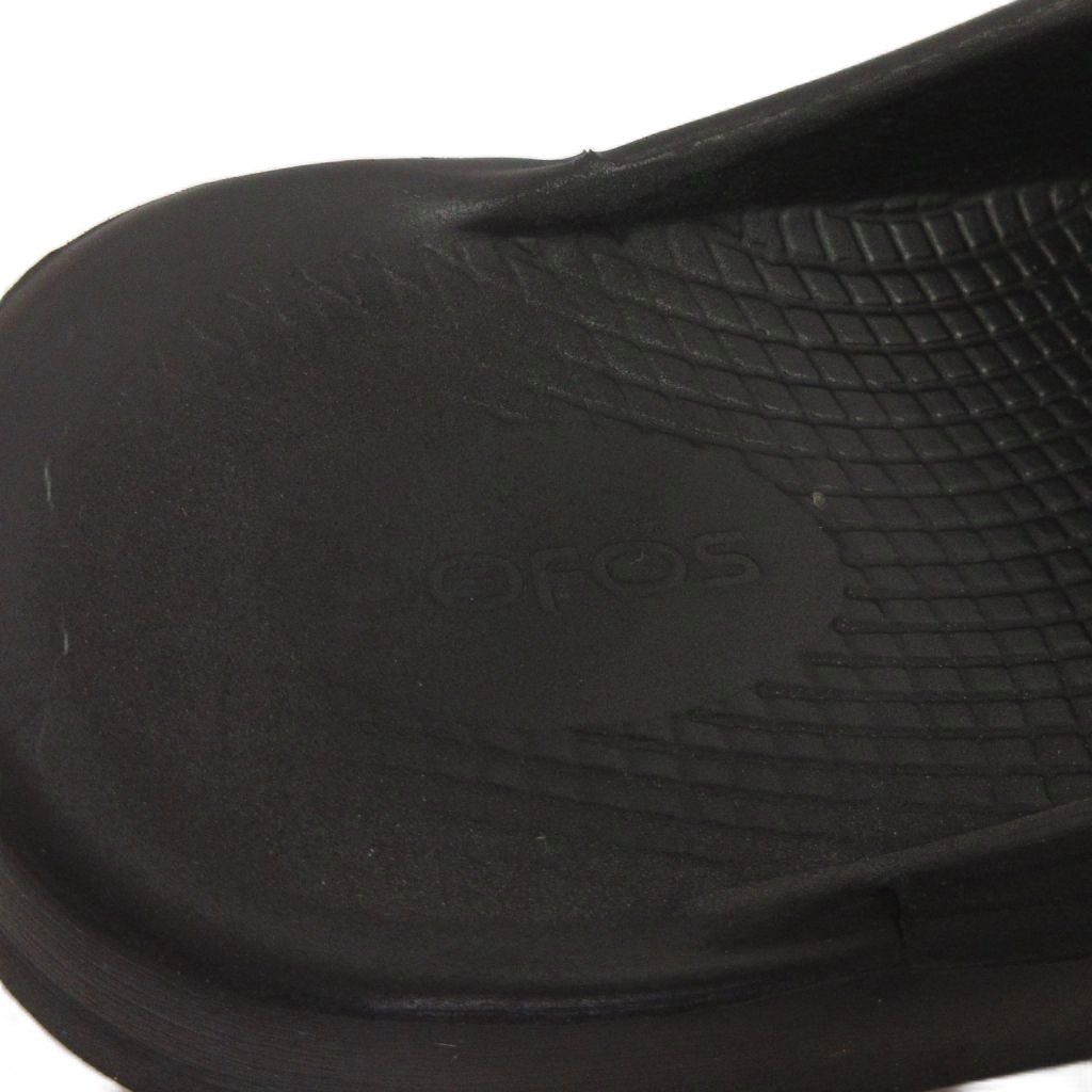 【未使用】OOFOS Original ブラック M6/W8（25cm） ウーフォス OOFOS リカバリーサンダル 黒 ブラック M6-W8 25cm 靴
