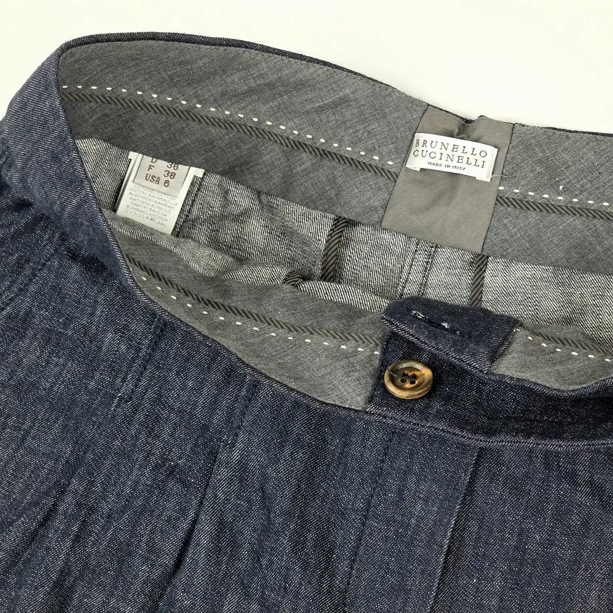 36 BRUNELLO CUCINELLI(ブルネロクチネリ) バミューダ ツータック