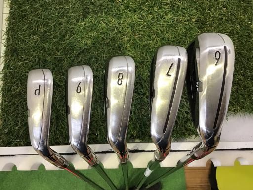 中古】 テーラーメイド M4 6S アイアンセット IR RE-AX 90 STEEL JAPAN