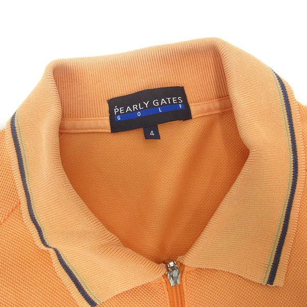 ち*ぃ様 未使用品 PEARLY GATESパーリーゲイツ オレンジ ポロシャツ PEARLY GATES（パーリーゲイツ） 【新品】パーリーゲイツ 半袖