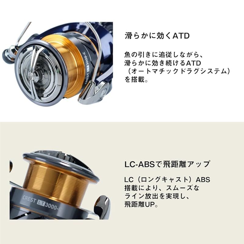 ダイワ(DAIWA) スピニングリール 20 クレスト LT2500(2020モデル