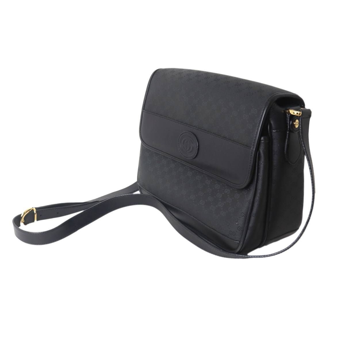 GUCCI グッチ ショルダーバッグ オールドグッチ ブラック 001 116 0925 NT Cランク