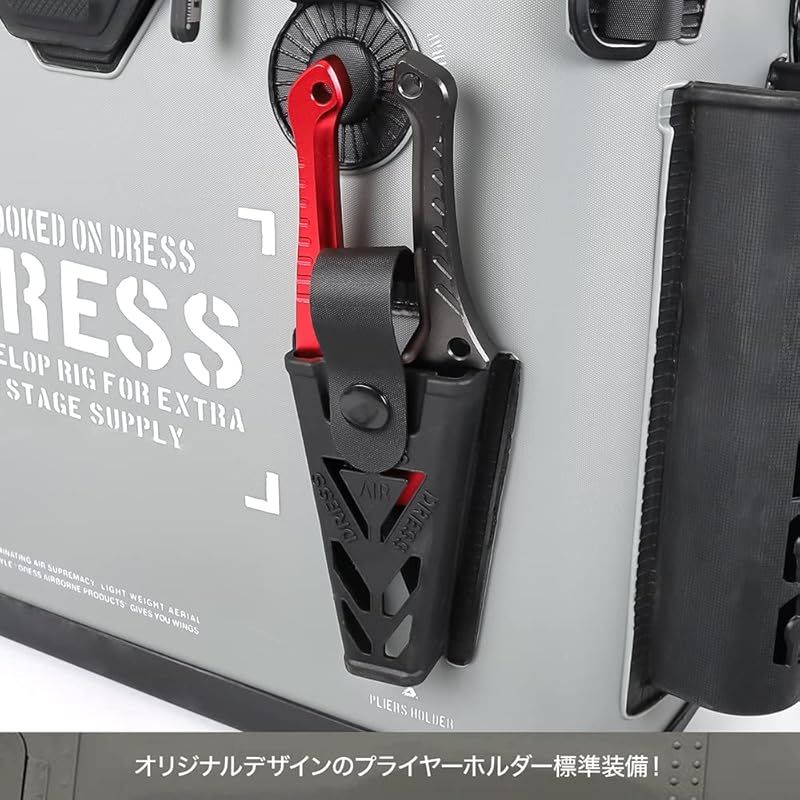 DRESS] バッカン ミニ オリーブ/ブラック(メッシュポケット付き) 釣り