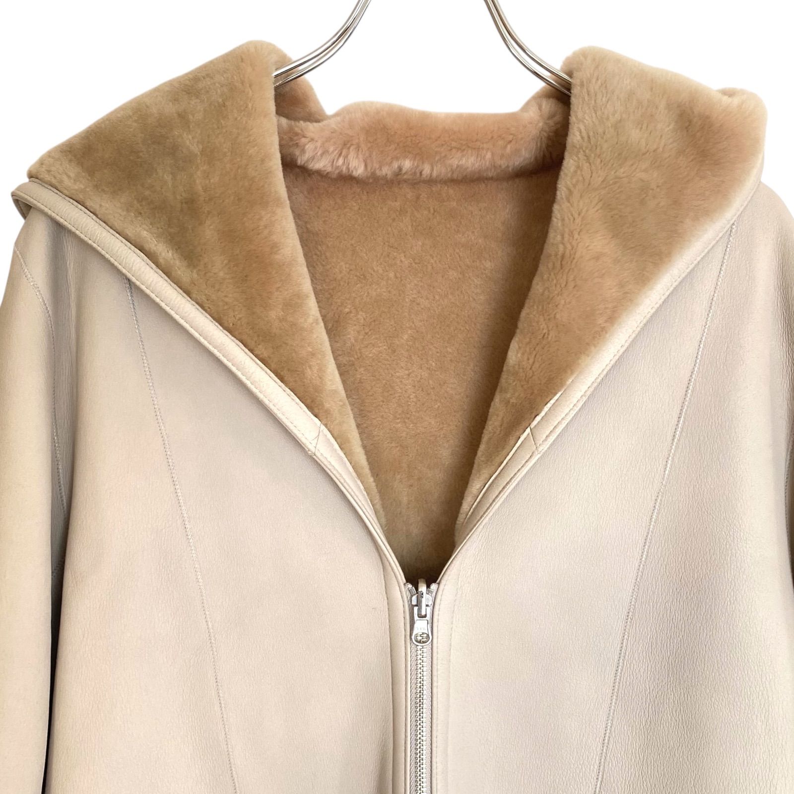 Pelley Lusso ペレリールッソ リバーシブル ムートンコート L