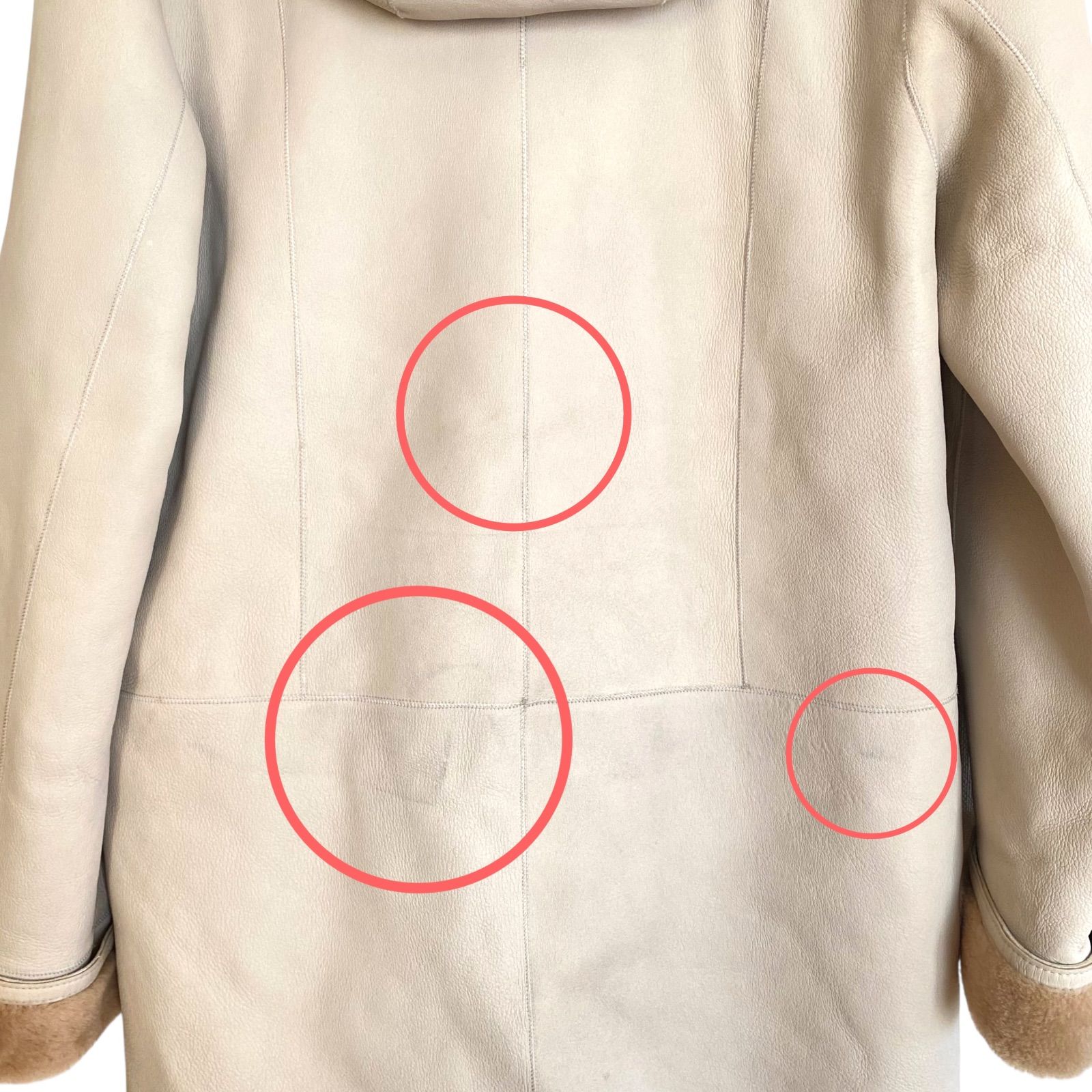 Pelley Lusso ペレリールッソ リバーシブル ムートンコート L