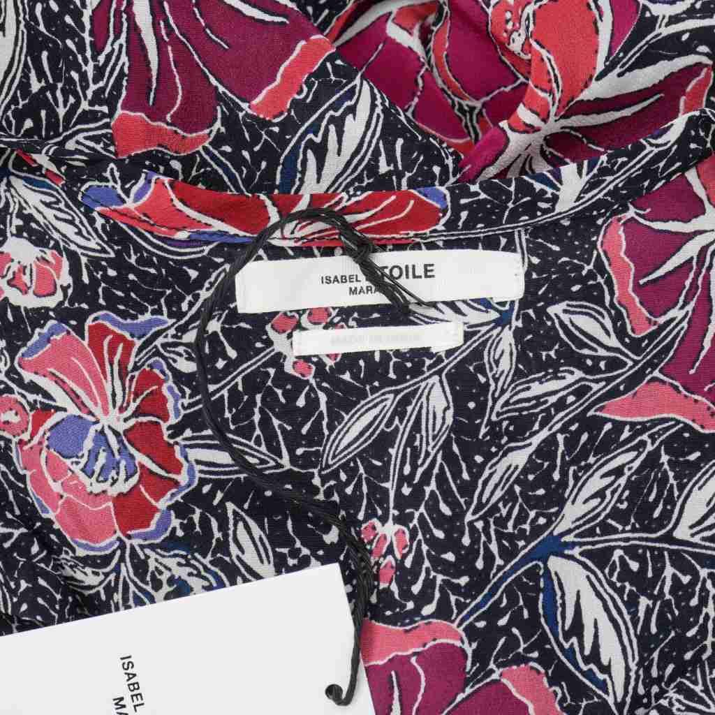 Isabel Marant étoile 花柄 ロング ワンピース シルク ISABEL MARANT ÉTOILE フラワープリント ロングワンピース