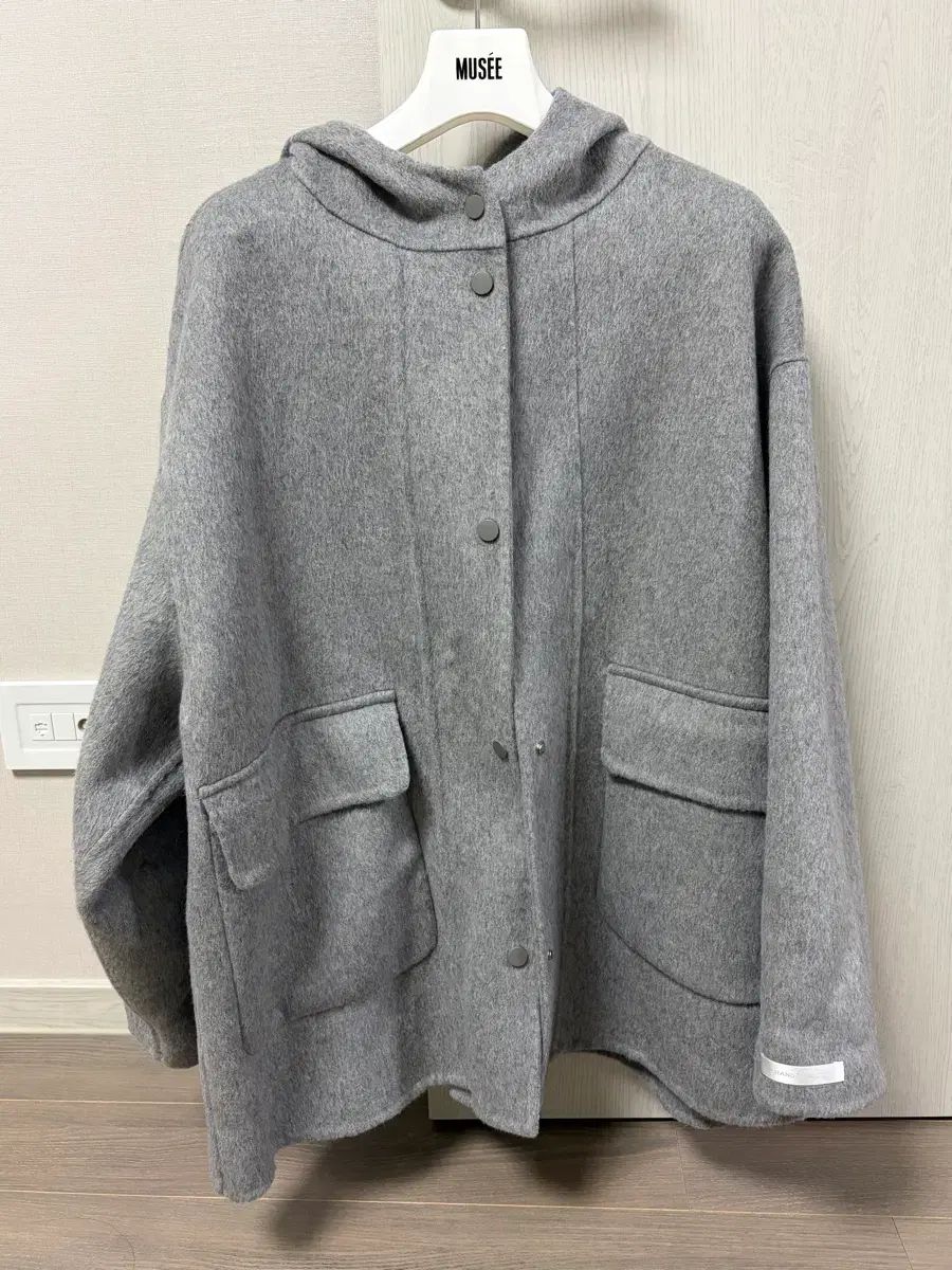 フード ハンドメイド ハーフ コート