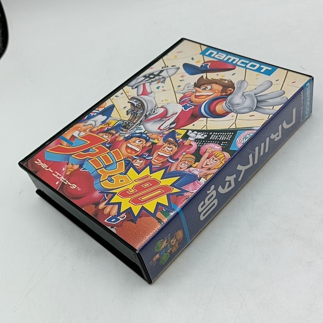 FCソフト】「ファミスタ'90」 外箱・説明書付き 動作品 ファミコン