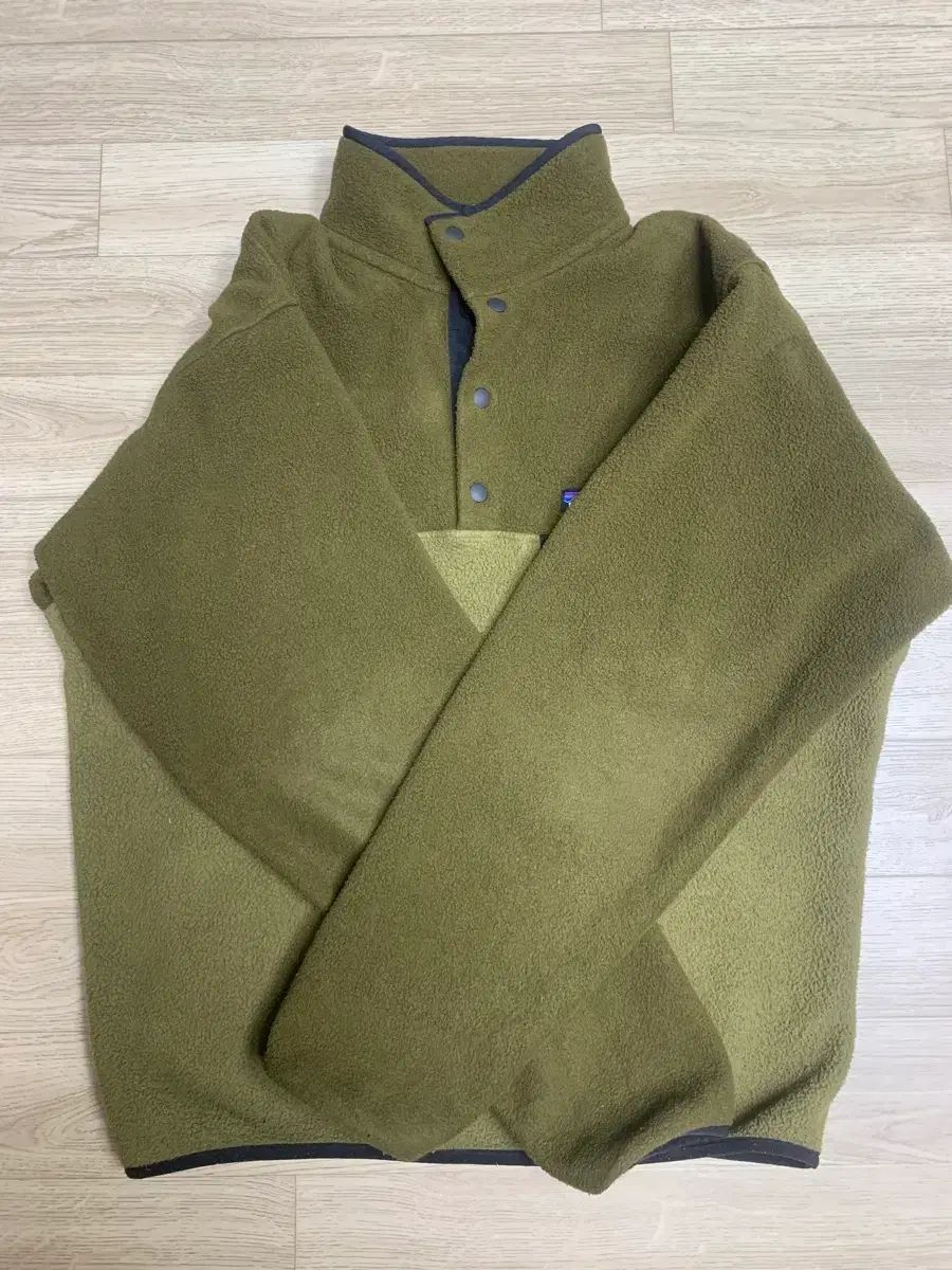 S patagonia パタゴニア Synchilla シンチラ カーキ グリーン