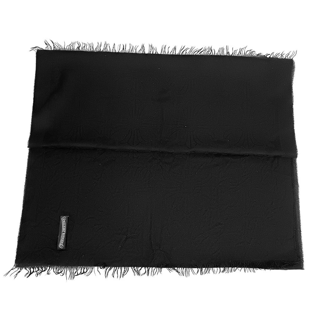 CHROME HEARTS クロムハーツ CHプラス クロス 総柄 カシミア ストール