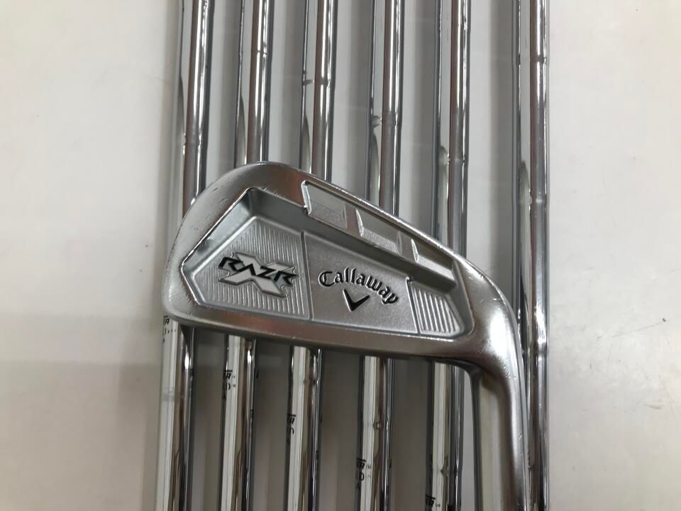 キャロウェイ RAZR X FORGED ダイナミックゴールド S 300フレックス アイアンセット
