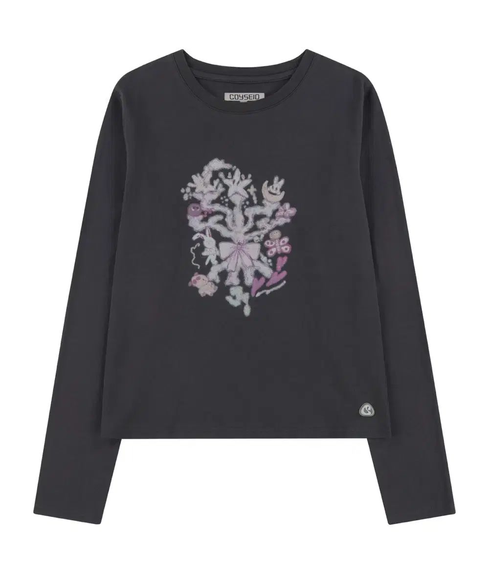 イッセイミヤケ コーラル ロングスリーブ チャコール