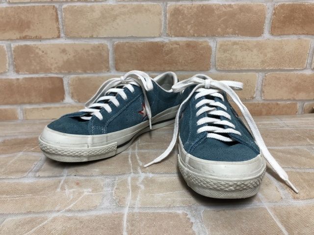 × コンバース×ファセッタズム スニーカー ONE STAR J SUEDE | FC ライトブルー US 5.5