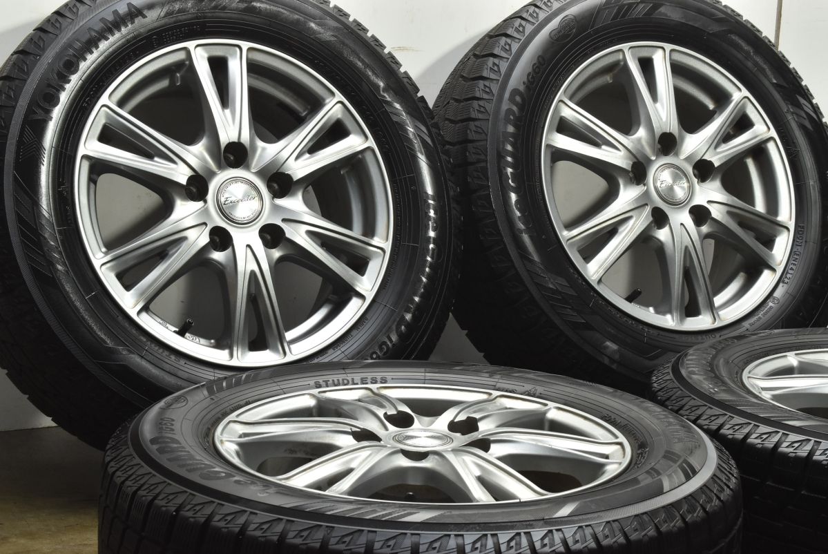 バリ溝】Exceeder 15in 6J +50 PCD114.3 2023年製 ヨコハマ アイス 