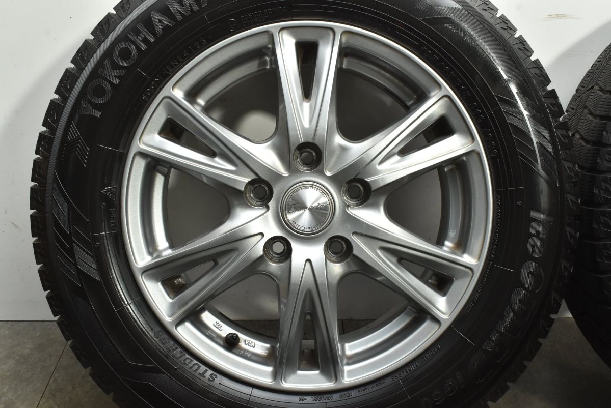 バリ溝】Exceeder 15in 6J +50 PCD114.3 2023年製 ヨコハマ アイス