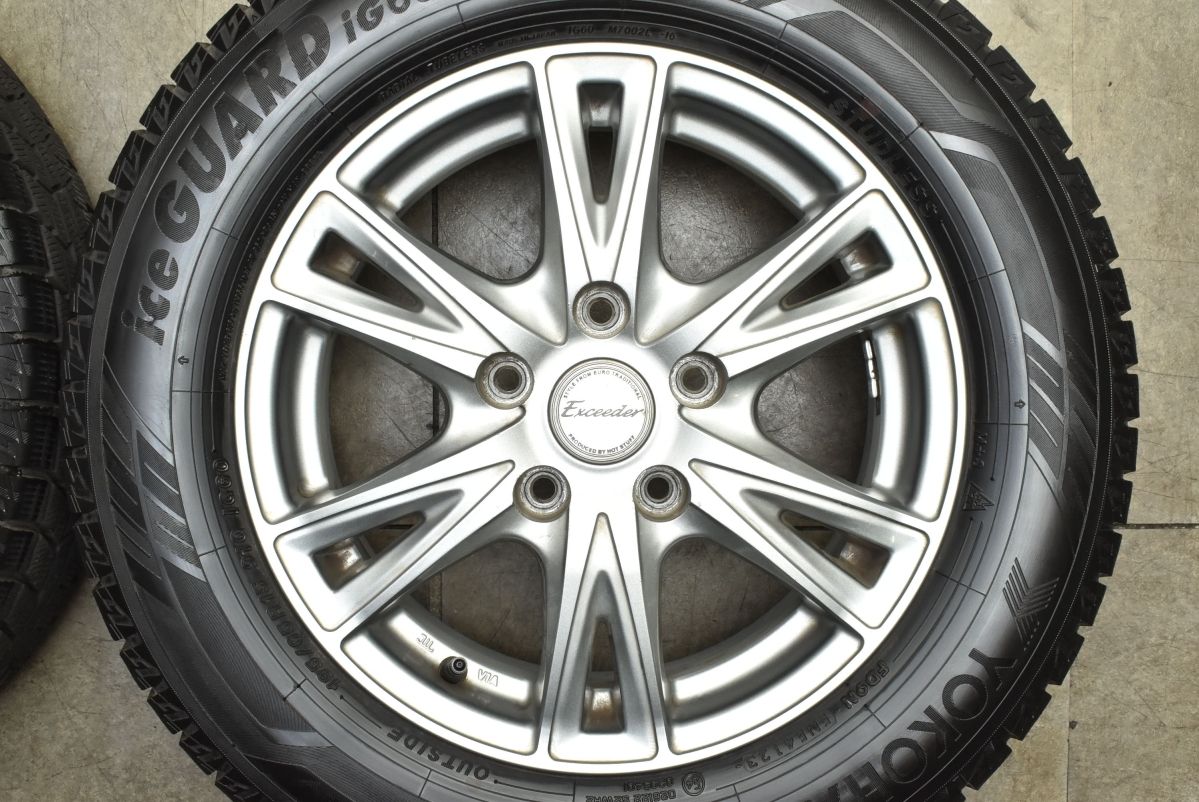 バリ溝】Exceeder 15in 6J +50 PCD114.3 2023年製 ヨコハマ アイス 